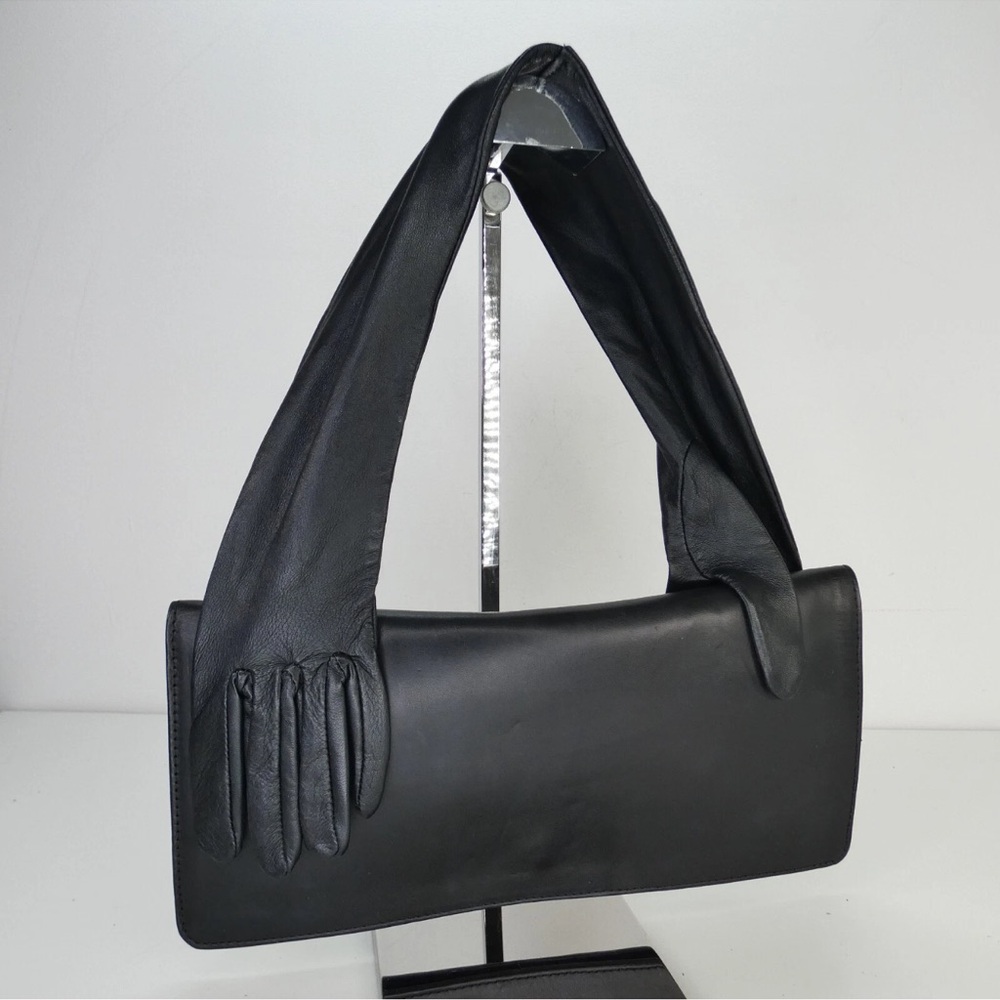 Maison Martin Margiela Black Shoulder Bags Glove Clutch H&M Collection - Picture 2 of 12